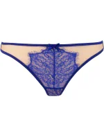 Zvodné tangá V-9618 modrá - Axami