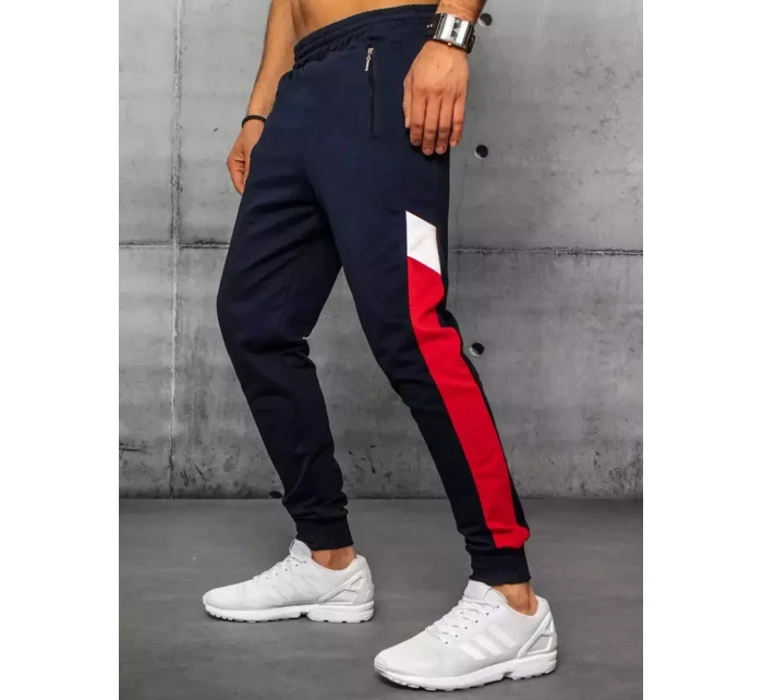 Pánské tmavě modré tepláky Dstreet model 21963039 - FashionStreet Pánské tmavě modré tepláky Dstreet model 21963039 - FashionStreet