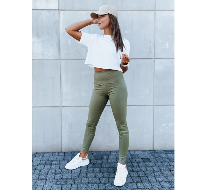 Dámské legíny LOOK ME zelené Dstreet model 21970775 - FashionStreet
