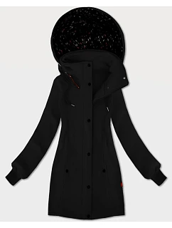 Bluza damska z kapturem i stójką czarna model 21335839 - LHD