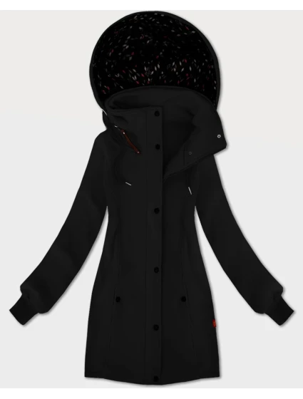 Dámska mikina so stojačikom a kapucňou LHD čierna (AMG-171)