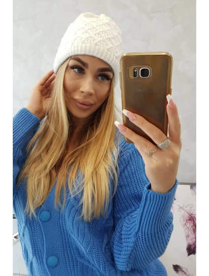 Fleecová čiapka K204 biela Fleecová čiapka K204 biela