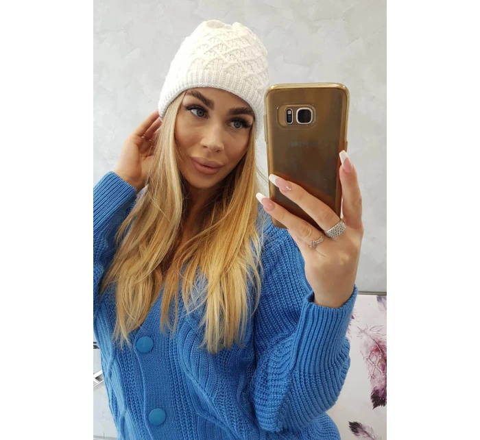 Fleecová čiapka K204 biela Fleecová čiapka K204 biela