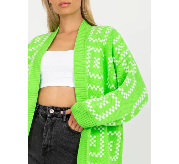 Dámsky sveter LC SW 0296 fluo zelený