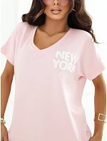 Blúzka RV BZ A1258.00 svetlo ružová