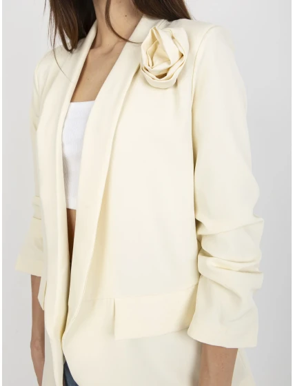 Żakiet TW ZT BI model 18547469 jasny beżowy - FPrice Żakiet TW ZT BI model 18547469 jasny beżowy - FPrice