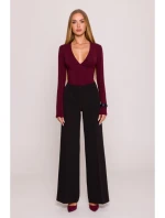 M875 Široké nohavice - čierne