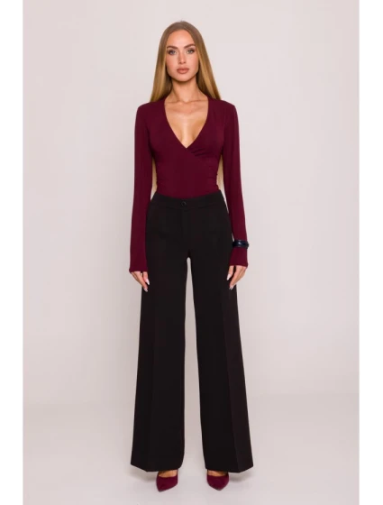 M875 Široké nohavice - čierne