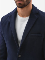 Pánsky kabát Ombre Coat C432-1 Námornícka modrá