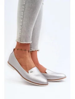 Mokasíny W-98 strieborné - vykročte štýlovo
