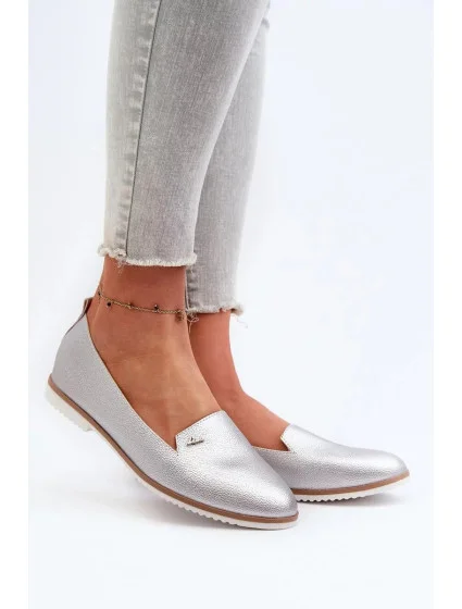 Mokasíny W-98 strieborné - vykročte štýlovo