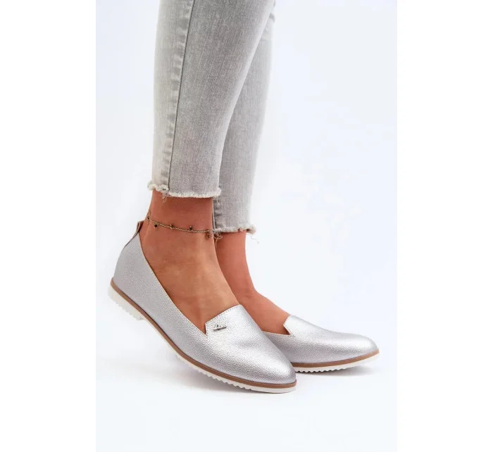 Mokasíny W-98 strieborné - vykročte štýlovo