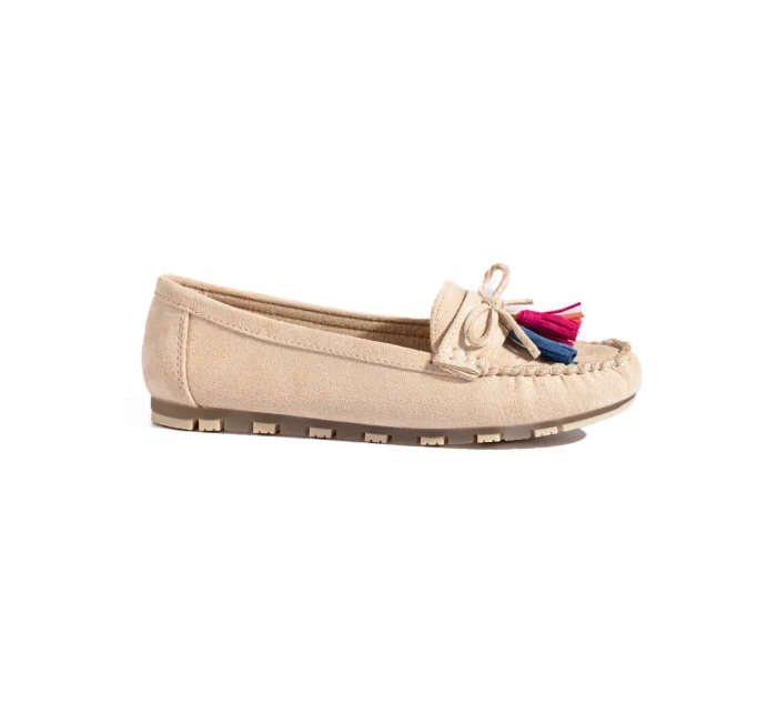 Trendy hnedé dámske mokasíny bez podpätku Trendy hnedé dámske mokasíny bez podpätku