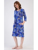 Dámske domáce šaty s trojštvrťovými rukávmi Eliza
