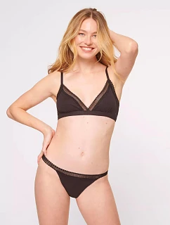 sloggi GO Ribbed R Bralette - BLACK - SLOGGI BLACK - SLOGGI