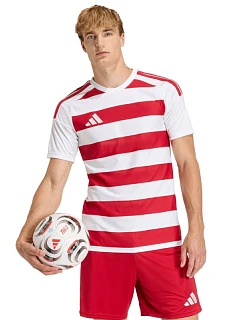 Pánské tričko  26 Jersey red and white pánské model 22053721 - ADIDAS