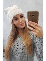 Dámská čepice  light ecru model 18751753 - K-Fashion