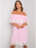 Šaty LK SK model 17416340 růžový - FPrice Šaty LK SK model 17416340 růžový - FPrice