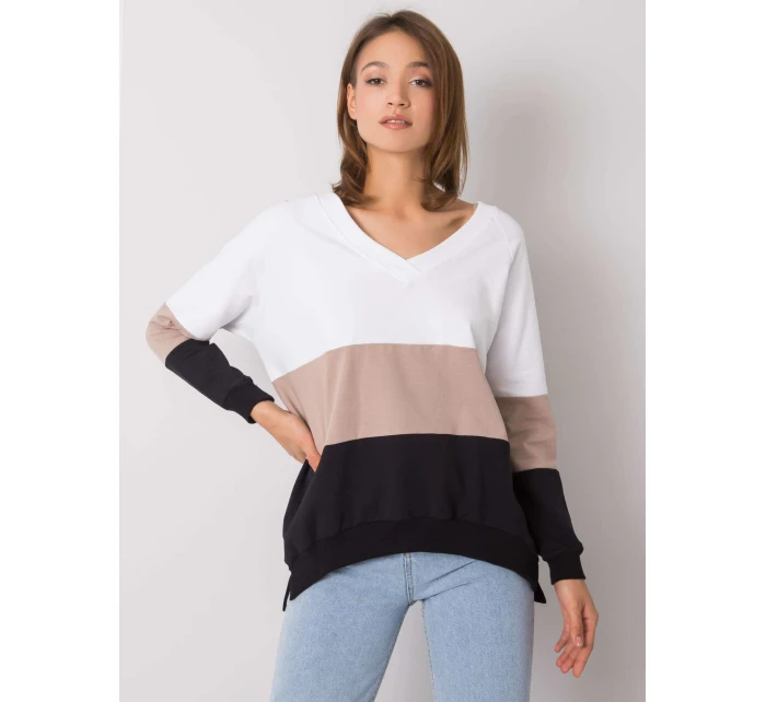 Mikina RV BL 5972.07 čierna a béžová