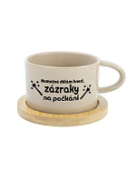 I CAN'T DO IT NOW, I CAN'T DO IT WAIT - krémový pohár na makrónky 200 ml