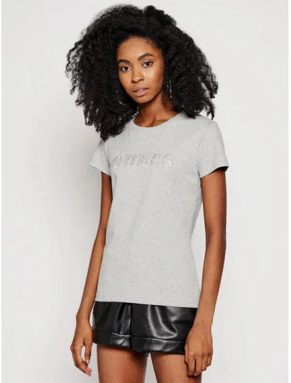 Dámske tričko O1GA05K8HM0 - LMGY - Šedá - Guess Dámske tričko O1GA05K8HM0 - LMGY - Šedá - Guess