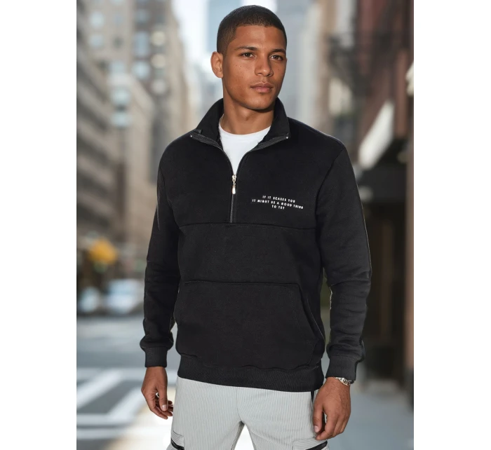 Pánská mikina s potiskem černá Dstreet model 21985951 - FashionStreet