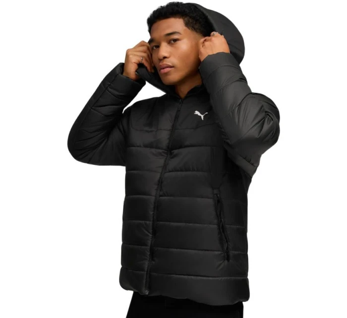 Pánska zateplená bunda Puma ESS s kapucňou Black 685211 01 Pánske Pánska zateplená bunda Puma ESS s kapucňou Black 685211 01 Pánske