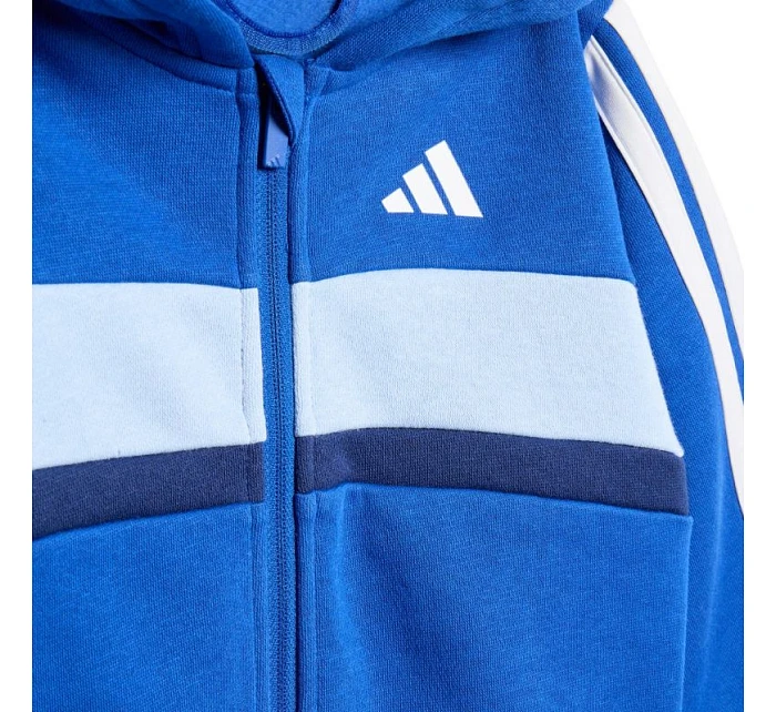 Adidas Essentials Detský fleece Tiberio 3 Stripes Blue KC6004