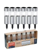 SOLÁRNA LAMPA 4,5X15CM INOX 6KS GRUNDIG SOLÁRNA LAMPA 4,5X15CM INOX 6KS GRUNDIG