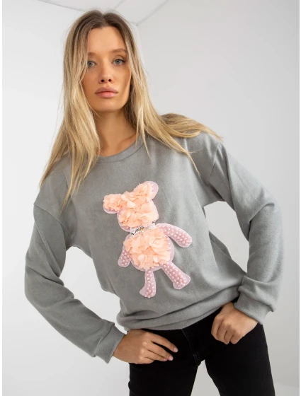 Blúzka LK BZ 509067.15 sivá