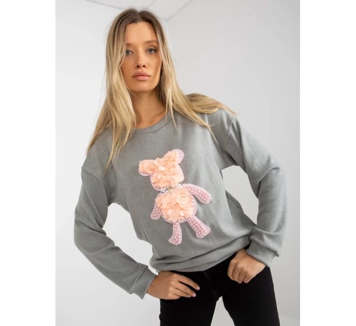 Blúzka LK BZ 509067.15 sivá