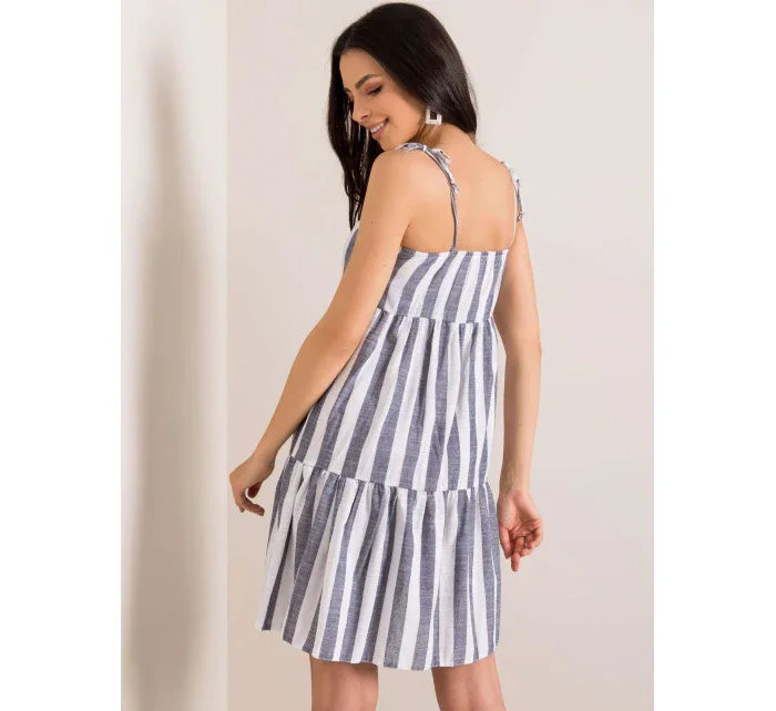 Šaty LK SK 507684.14 tmavo modrá a biela