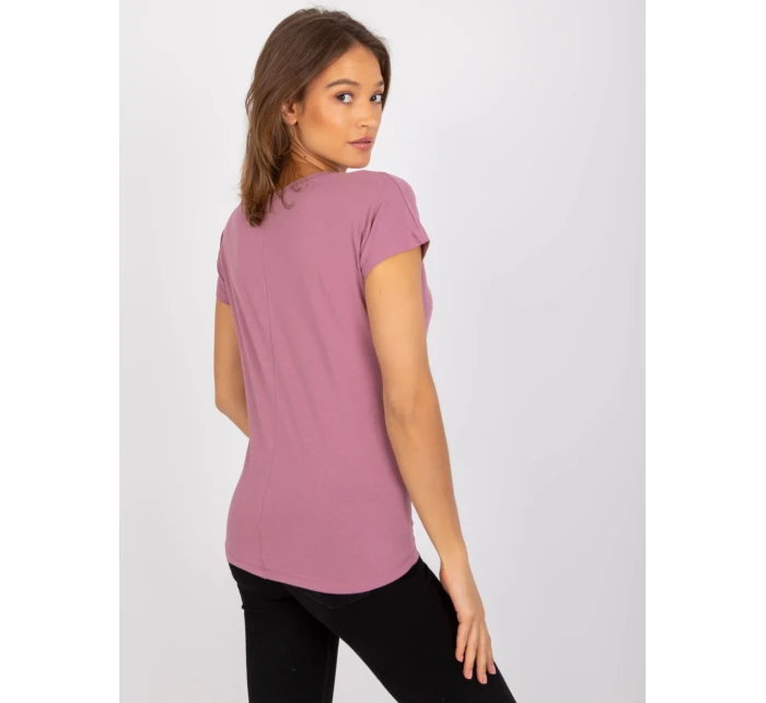 Tričko RV TS 4832.19P tmavoružové Tričko RV TS 4832.19P tmavoružové