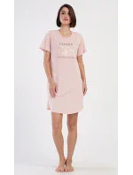 Dámske domáce šaty Michaela s krátkym rukávom Dámske domáce šaty Michaela s krátkym rukávom