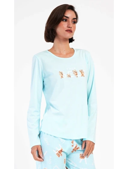 Dámské pyžamo dlouhé model 22407214 - Vienetta Dámské pyžamo dlouhé model 22407214 - Vienetta