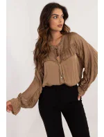 Košeľa s dlhým rukávom model 201354 Och Bella Košeľa s dlhým rukávom model 201354 Och Bella