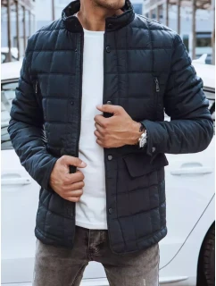 Pánská prošívaná bunda tmavě modrá Dstreet model 21965244 - FashionStreet