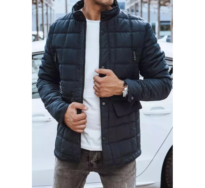 Pánská prošívaná bunda tmavě modrá Dstreet model 21965244 - FashionStreet