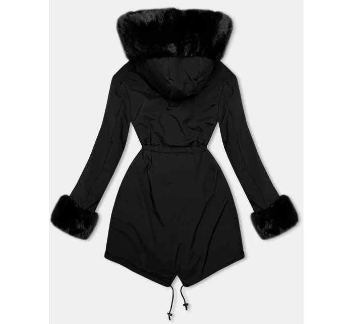 Černá oboustranná zimní bunda  model 21247139 - J.STYLE