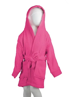 The One Towelling Kids Bathrobe Detský župan 48.1013 magenta