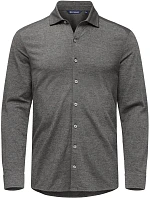 Cutter & Buck Advantage Shirt Men – Piqué košeľa s dlhým rukávom 68.2410 antracitová melírovaná