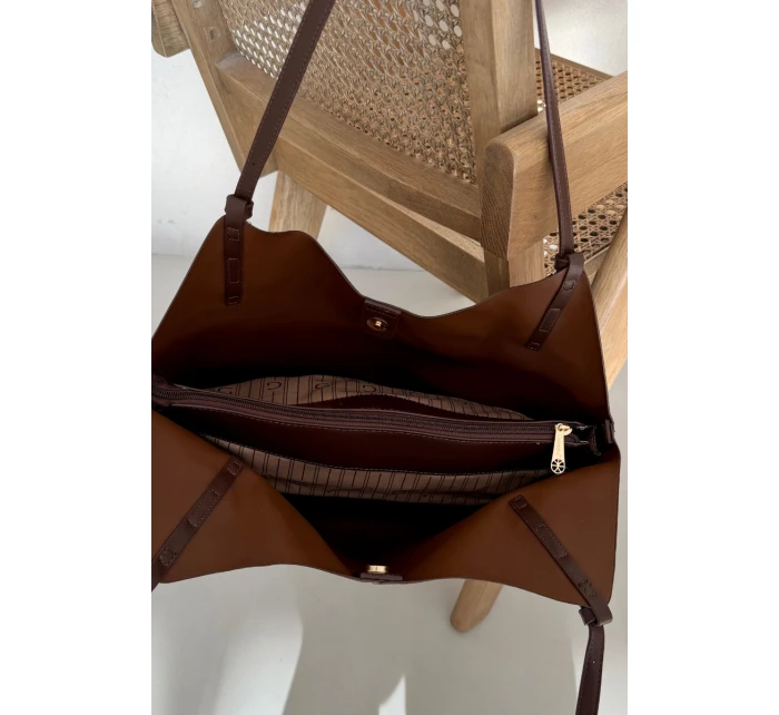 Taška Skopper z eko semiše čokoládová Sorvelle Taška Skopper z eko semiše čokoládová Sorvelle