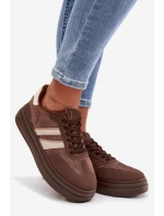 Dámské tenisky na platformě Hnědé Galleria Dámské tenisky na platformě Hnědé Galleria