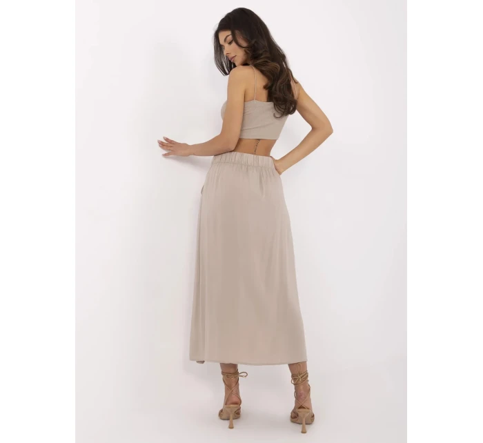 Spódnica model 21116849 ciemny bezowy - FPrice