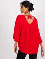 Dámská halenka CHA BZ model 20776219 Červená - FPrice Dámská halenka CHA BZ model 20776219 Červená - FPrice