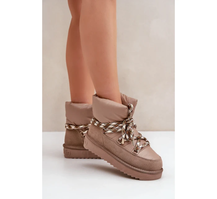 Snehové topánky model 203895 Krok vo veľkom štýle