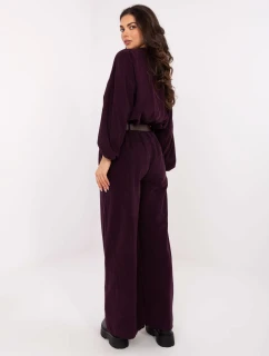 Spodnie IT SP model 21722822 ciemny fioletowy - FPrice