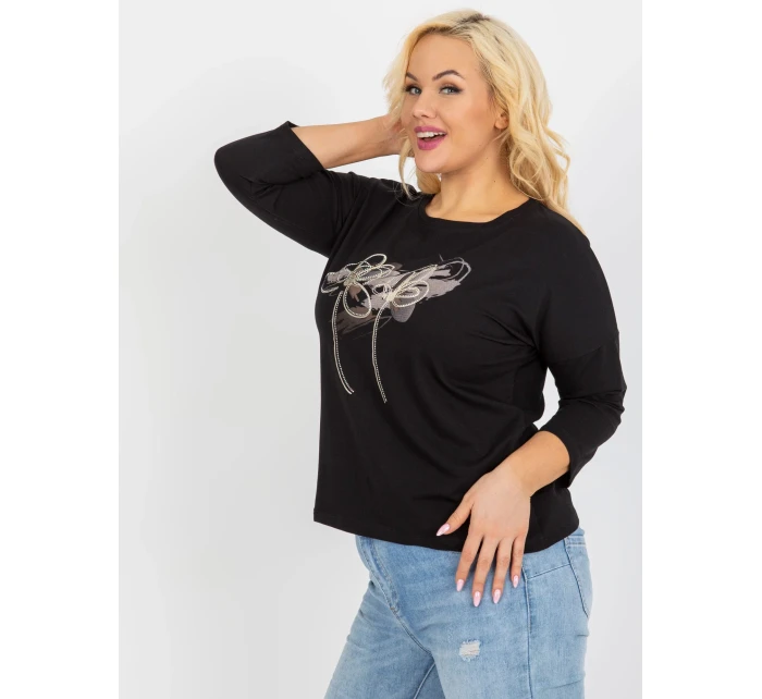 Blúzka RV BZ 8554.01P čierna