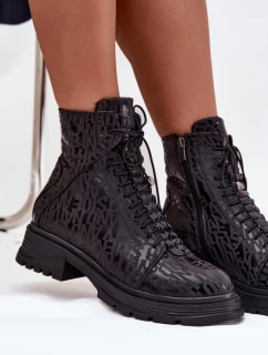 Dámsky pracovník s ozdobnými detailmi - teplý, čierny Dorialine