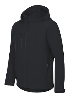 Trail softshellová bunda pánská ebony gray